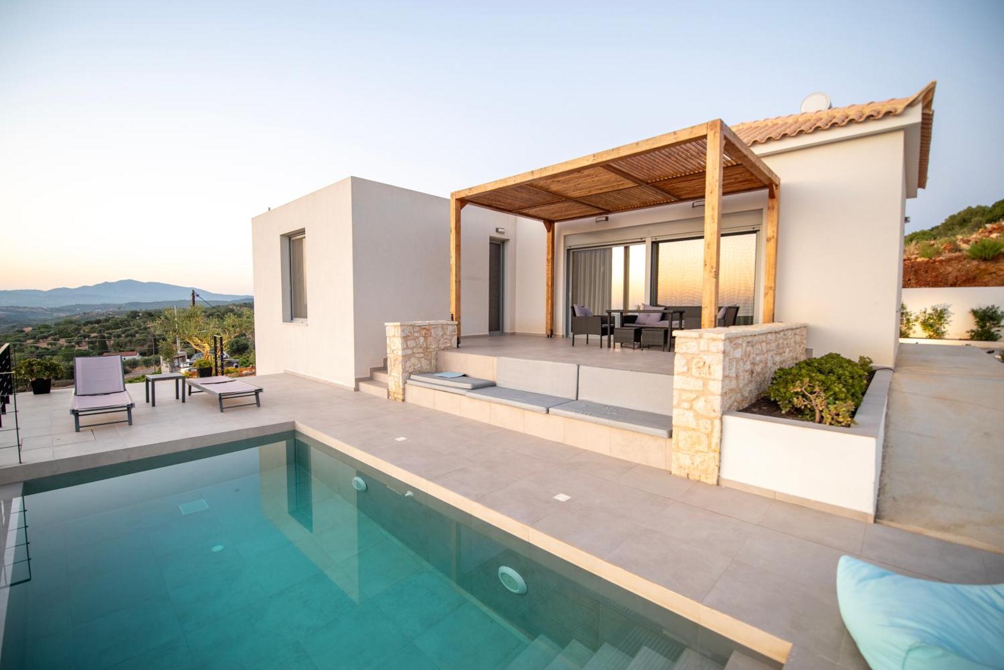 Sunset Luxury Villa Akritokhórion Exteriér fotografie
